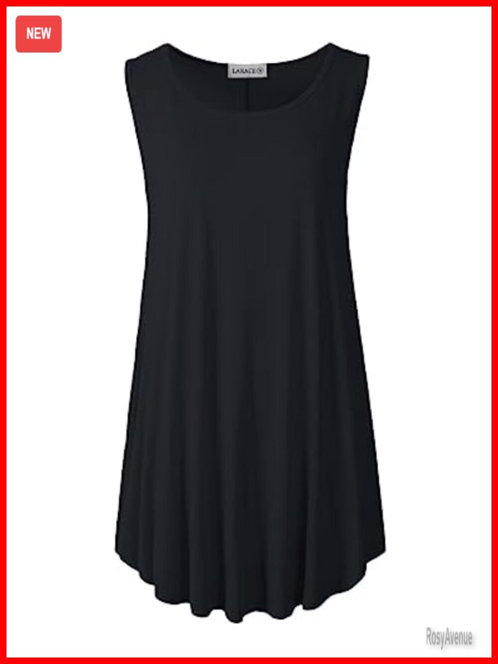 Plus Size Sleeveless Tunic Tank Top Flowy Summer Shirt